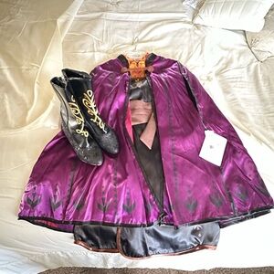 Disney Purple girls  Cape with Black Accents.